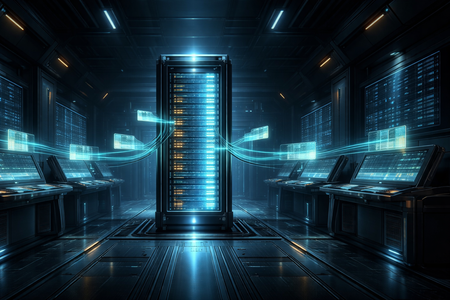 A structured environment suggesting repeated guidance being held in a stable system.